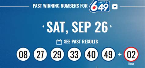 lotto 649 winning numbers history today canada|Lotto 649 Winning Numbers .